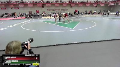 184 lbs Quarterfinal - Max Sokolski, Augsburg vs Jared Voss, Coe