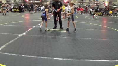 65 lbs Round 2 - Jaxson Langworthy, Reed City vs Juliana Matteo, Ohio Greco Girls