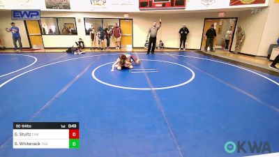 80-84 lbs Rr Rnd 3 - Grayson Stultz, Caney Valley Wrestling vs Sophia Whitenack, Tiger Trained Wrestling