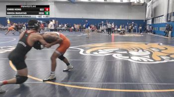 125 lbs Quarterfinal - Chris Hong, Wesleyan (CT) vs Kekoa Madayag, Coast Guard