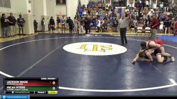 154 lbs Cons. Round 1 - Jackson Wade, Stanhope Elmore vs Micah Myers, Elmore County School