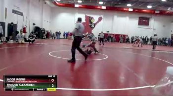 138 lbs Cons. Round 2 - Thaiden Alexander, Frankton vs Jacob Irgens, Lawrence North Wrestling Club