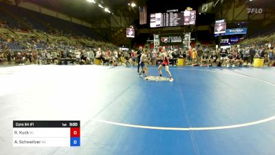 144 lbs Cons 64 #1 - Rhadei Kuck, WI vs Alexander Schweitzer, NC