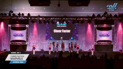 Cheer Factor - MARVELS [2023 L1 Mini Day 3] 2023 Spirit Fest Grand Nationals