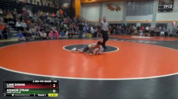 110 lbs Round 4 - Konnor Straw, Indee Mat Club vs Lane Downs, EM/GMG