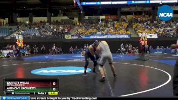 184 lbs Cons. Round 3 - Anthony Yacovetti, Lander vs Garrett Wells, Central Oklahoma