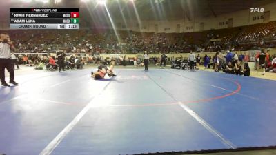 B4A-144 lbs Champ. Round 1 - Ryatt Hernandez, McLoud vs Adam Luna, Wagoner