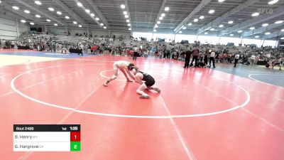 106 lbs Round Of 64 - Breckin Henry, WY vs Gable Hargrove, GA