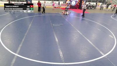 16U Girls - 130 lbs 7th Place Match - Sheyla Hawley, Champions Wrestling Club vs Jocelynn Richardson, Sebolt Women Wrestling Academy