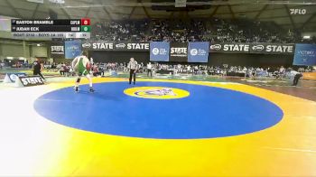 Boys 3A 165 lbs Cons. Round 4 - Judah Eck, Ridgeline vs Easton Bramble, Capital