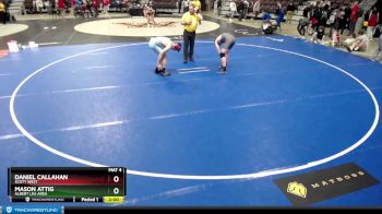 152 lbs Cons. Round 2 - Daniel Callahan, Scott West vs Mason Attig, Albert Lea Area