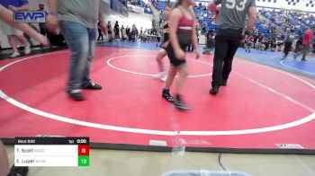 46-49 lbs Semifinal - Alex Korte, Wagoner Takedown Club vs Hunter Wells, Claremore Wrestling Club