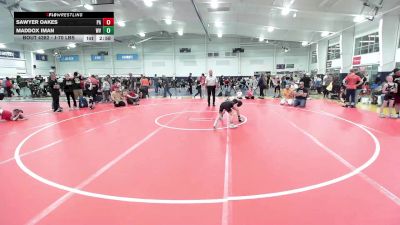 J-70 lbs Semifinal - Sawyer Oakes, PA vs Maddox Iman, WV