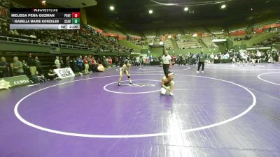 120 lbs Quarterfinal - Melissa Pena Guzman, Porterville vs Isabella Marie Gonzales, Clovis East