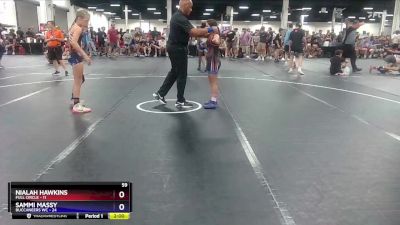 95 lbs Round 5 (8 Team) - Sammi Massy, Buccaneers WC vs Nialah Hawkins, Full Circle