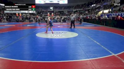 1-5A 107 Quarterfinal - Madelynn King, Arab vs Marlie Morris, Alexandria HS