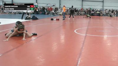 80 lbs Round 5 - 3:00pm Friday - Carter Watson, PA Silver vs Duke Pepin, NCWAY National Team