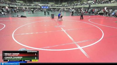 60 lbs Quarterfinal - Connor Chambers, Lancaster Wrestling Club vs Wesley Tanner, Lodi Youth Wrestling