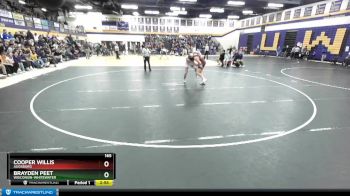 165 lbs 3rd Place Match - Brayden Peet, Wisconsin-Whitewater vs Cooper Willis, Augsburg