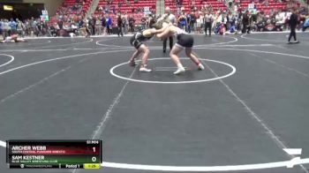 165 lbs Cons. Round 3 - Sam Kestner, Blue Valley Wrestling Club vs Archer Webb, South Central Punisher Wrestli