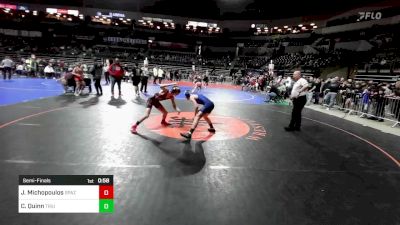 120 lbs Semifinal - Julian Michopoulos, Spazz Wrestling vs Colton Quinn, Triumph Trained