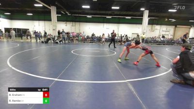 80 lbs Consi Of 16 #1 - Bennett Graham, PA vs Rhoan Rambo, OK