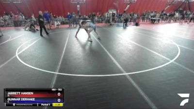 152 lbs Cons. Round 1 - Jarrett Hansen, IA vs Gunnar Derhake, IL