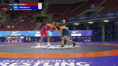 76 kg 1/4 Final - Veronika Nyikos, Hungary vs Eleni Chrysikaki, Germany