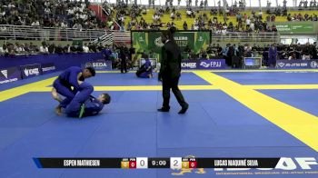 Lucas Maquiné Silva vs Espen Mathiesen 2025 Brasileiro Jiu-Jitsu IBJJF
