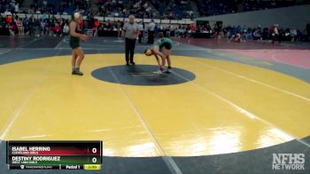 6A/5A Girls 155 Semifinal - Destiny Rodriguez, West Linn Girls vs Isabel Herring, Cleveland Girls