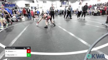 52/55 lbs Quarterfinal - Myles Wolf Gibson, Standfast vs Tanner Reynolds, Shelton Wrestling Academy