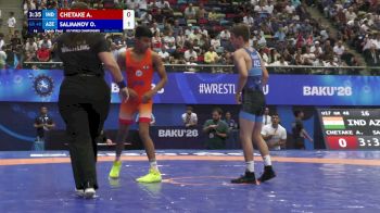 48 kg 1/8 Final - Avinash Chetake, India vs Omar Salmanov, Azerbaijan