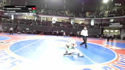 113-4A Quarterfinal - Jordan Maxwell, Ware County vs Tye Daniel, Ola