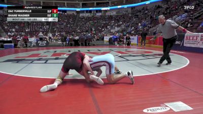 160 lbs Consi 3 - Zac Turberville, Slippery Rock vs Shane Wagner, Faith Christian