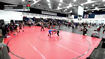 126 lbs Cons. Round 4 - Aidan Pasamonte, La Costa Canyon High School Wrestling vs Shane Ito, La Costa Canyon High School Wrestling
