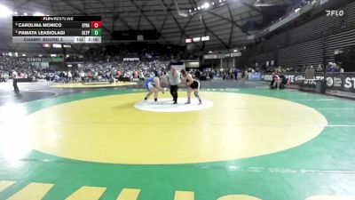 Girls 2A 235 lbs Champ. Round 2 - Carolina Monico, Ephrata (Girls) vs Pamata Leasiolagi, Olympic (Girls)