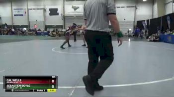 195 lbs Finals (8 Team) - Sebastien Boyle, Scottsbluff vs Cal Wells, Broken Bow
