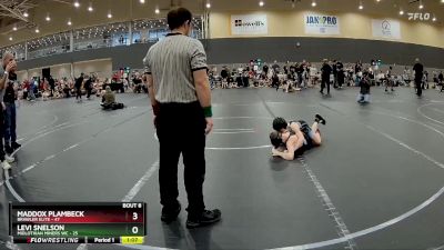 80 lbs Round 3 (6 Team) - Maddox Plambeck, Brawler Elite vs Levi Snelson, Midlothian Miners WC