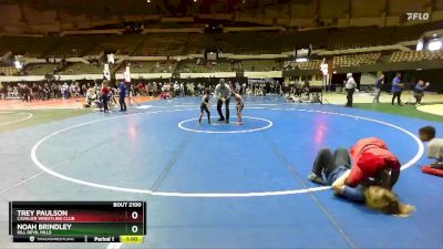 56 lbs Cons. Semi - Noah Brindley, Kill Devil Hills vs Trey Paulson, Cavalier Wrestling Club