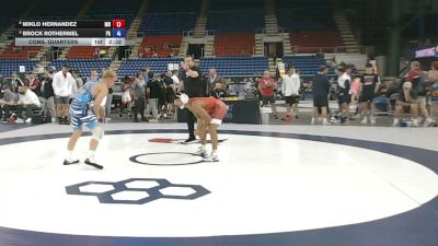 132 lbs Cons. Quarters - Miklo Hernandez, Minnesota vs Brock Rothermel, Pennsylvania