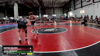 190 lbs Round 3 (4 Team) - Aidan Armbrust, FCA LYNCHBURG vs Hutton Walters, CAPITAL CITY WRESTLING CLUB