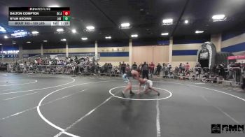 150 lbs Round Of 64 - Dalton Compton, DC Academy vs Ryan Brown, Jag Way WC