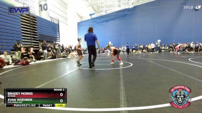 100 lbs Round 2 - Evan Woehrer, Columbus WO vs Bradey Morris, Butler