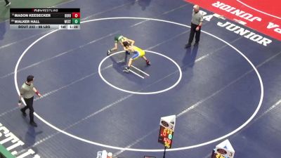 96 lbs Round Of 32 - Mason Keesecker, Derry Area vs Walker Hall, West Greene