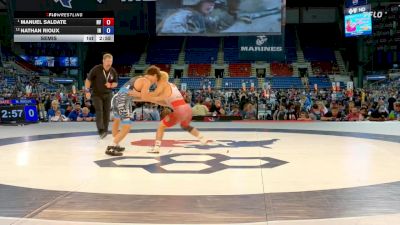 132 lbs Semis - Manuel Saldate, NV vs Nathan Rioux, IN