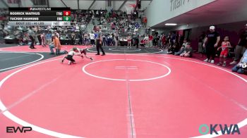 46 lbs Quarterfinal - Rodrick Waitkus, Team Tulsa Wrestling Club vs Tucker Hawkins, Eufaula Ironheads Wrestling Club