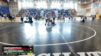 157 Blue Round 2 - Demetri Zertopoulis, Palmetto Ridge H.S. vs Luis Fernandez-Medina, Camden County