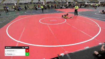 74 lbs Rr Rnd 1 - Jesse Grossman, Billings WC vs Ricardo Poolaw, New Mexico Bad Boyz