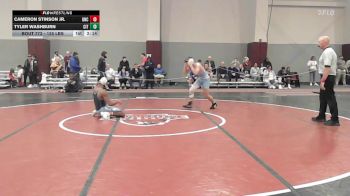 125 lbs Consi Of 4 - Cameron Stinson Jr., North Carolina vs Tyler Washburn, The Citadel