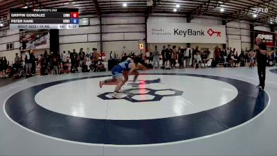 74 kg Cons. Round 4 - Griffin Gonzalez, Lehigh Valley Wrestling RTC vs Peter Kane, South Side Wrestling Club